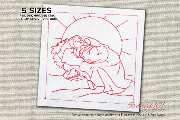 Baby Jesus Bluework: A Holiday Embroidery Review