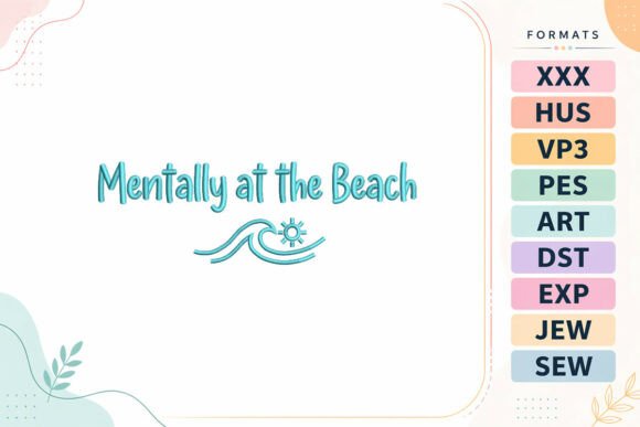 Beach Vacation Summer Quote: A Stitch Test Review