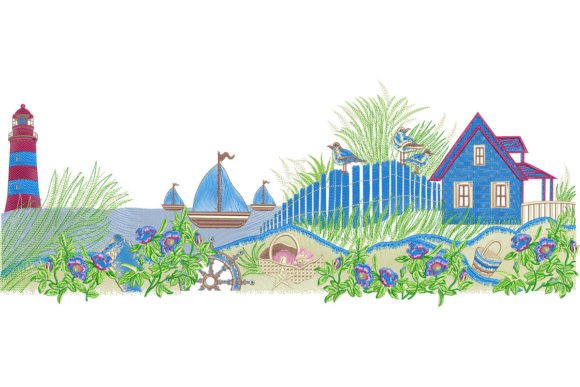 Beautiful House Near Ocean: An Embroidery Seller’s Review