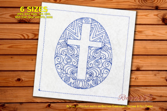 Christian Cross Sketch on Easter Egg: A Designer Review