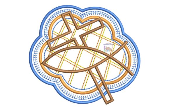 Christian Design Cross and Fish: Embroidery Review