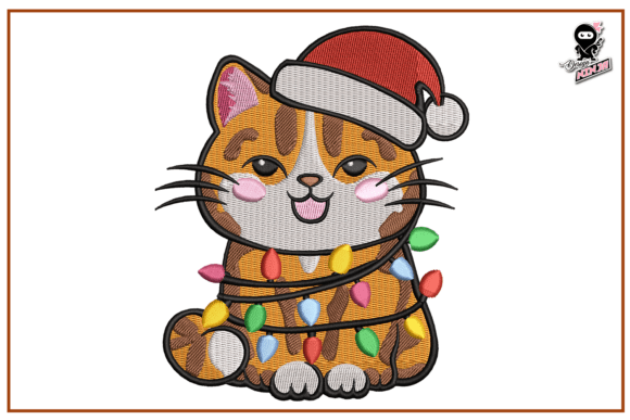 Christmas Cat: A Designer’s Stitch-Out Review