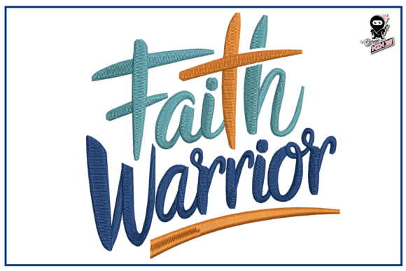 Faith Warrior: An Embroidery Design Review for Sellers