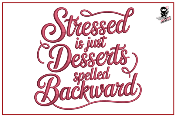 Funny Kitchen Quote: A Holiday Embroidery Review