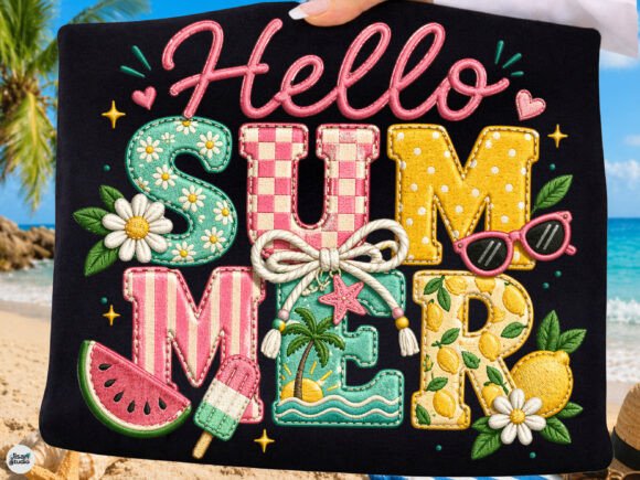 Hello Summer Cute Embroidery PNG: A Maker’s Review
