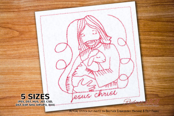 Jesus Christ Design: Embroidery Review for Sellers