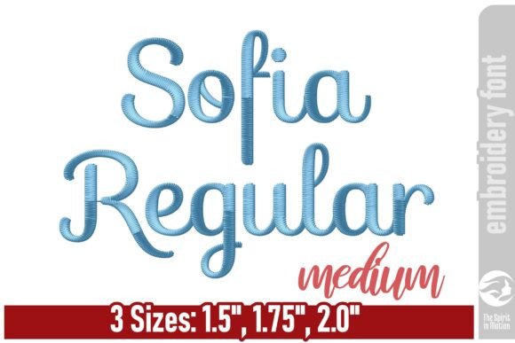 Sofia Regular Embroidery Font Review